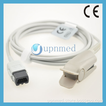 Ge Trusat Adult Finger Clip SpO2 Sensor Oxy-F4-Mc